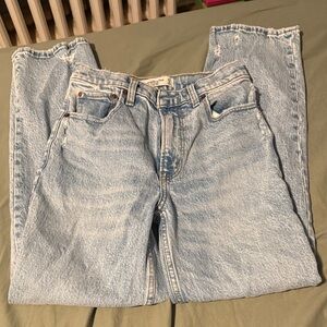 Abercrombie & Fitch Light Wash Straight Jeans
